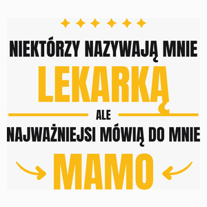Mama Lekarka - Poduszka Biała