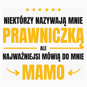 Mama Prawniczka - Poduszka Biała