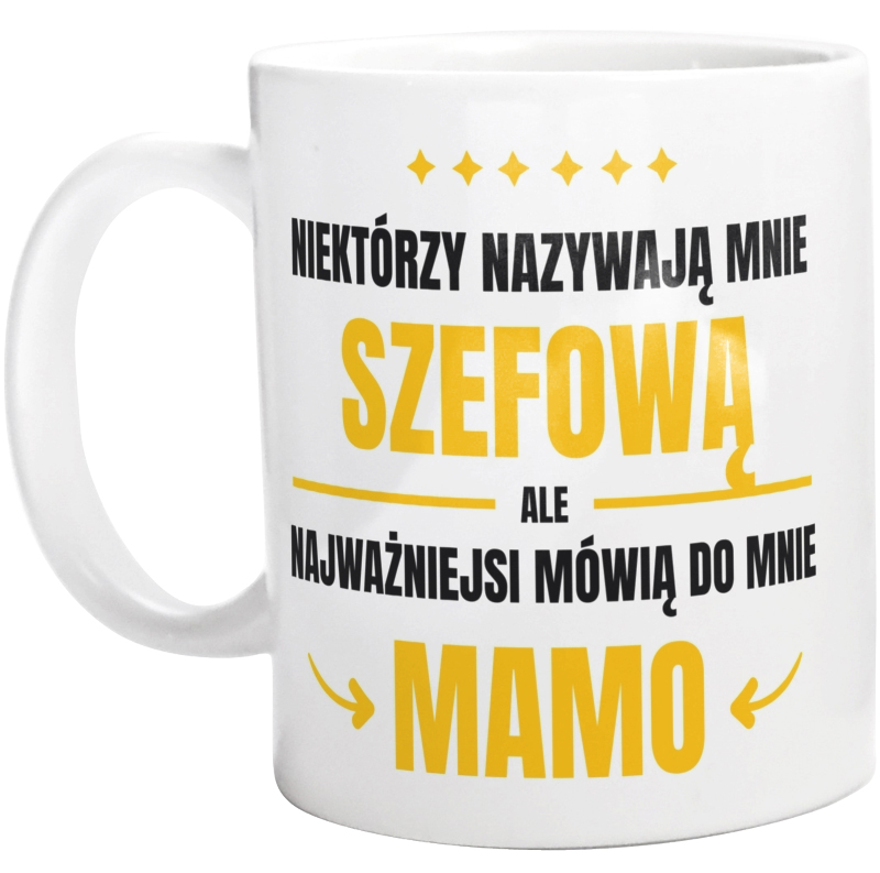 Mama Szefowa - Kubek Biały