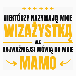 Mama Wizażystka - Poduszka Biała