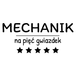 Mechanik Na 5 Gwiazdek - Kubek Biały