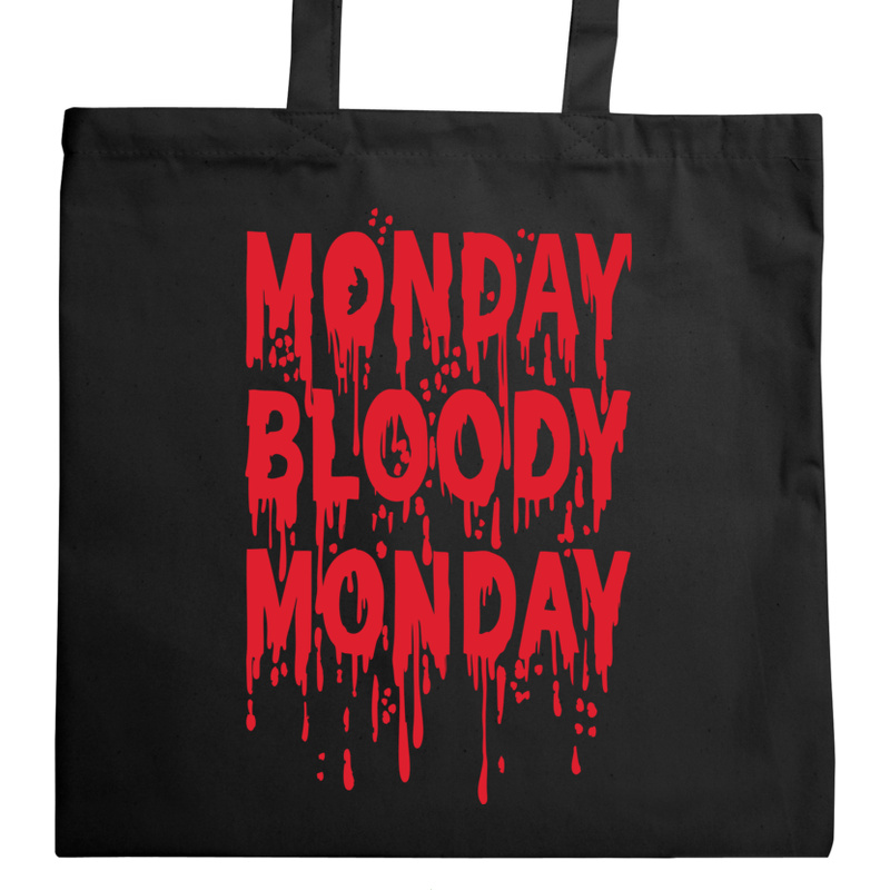 Monday Bloody Monday - Torba Na Zakupy Czarna