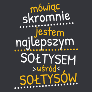 Mówiąc Skromnie - Sołtys - Męska Koszulka Szara