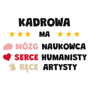 Mózg Serce Ręce Kadrowa - Kubek Biały