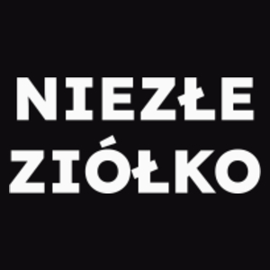 NIEZŁE ZIÓŁKO  - Męska Bluza Czarna