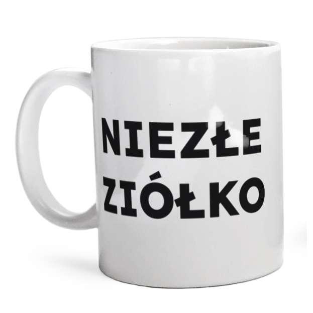 NIEZŁE ZIÓŁKO  - Kubek Biały