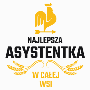 Najlepsza Asystentka W Całej Wsi - Poduszka Biała