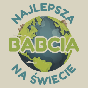 Najlepsza Babcia Na Świecie - Torba Na Zakupy Natural