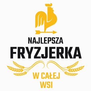 Najlepsza Fryzjerka W Całej Wsi - Poduszka Biała