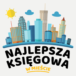 Najlepsza Księgowa W Mieście - Damska Koszulka Biała