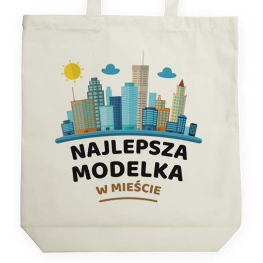 Najlepsza Modelka W Mieście - Torba Na Zakupy Natural