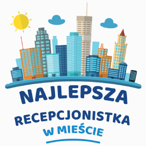 Najlepsza Recepcjonistka W Mieście - Poduszka Biała