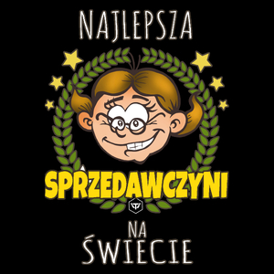 Najlepsza Sprzedawczyni - Torba Na Zakupy Czarna