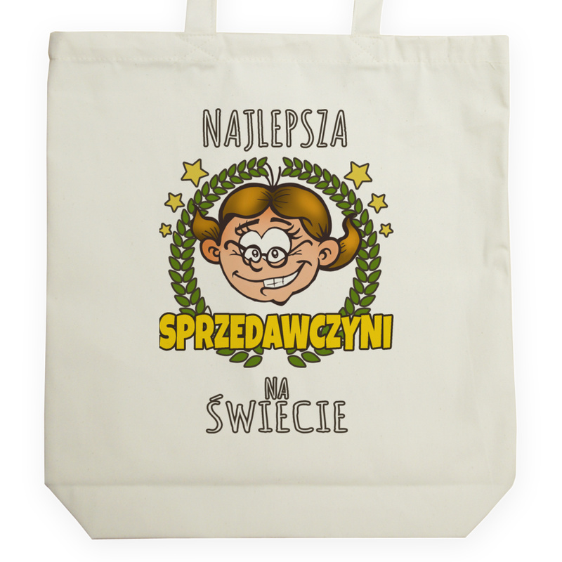 Najlepsza Sprzedawczyni - Torba Na Zakupy Natural