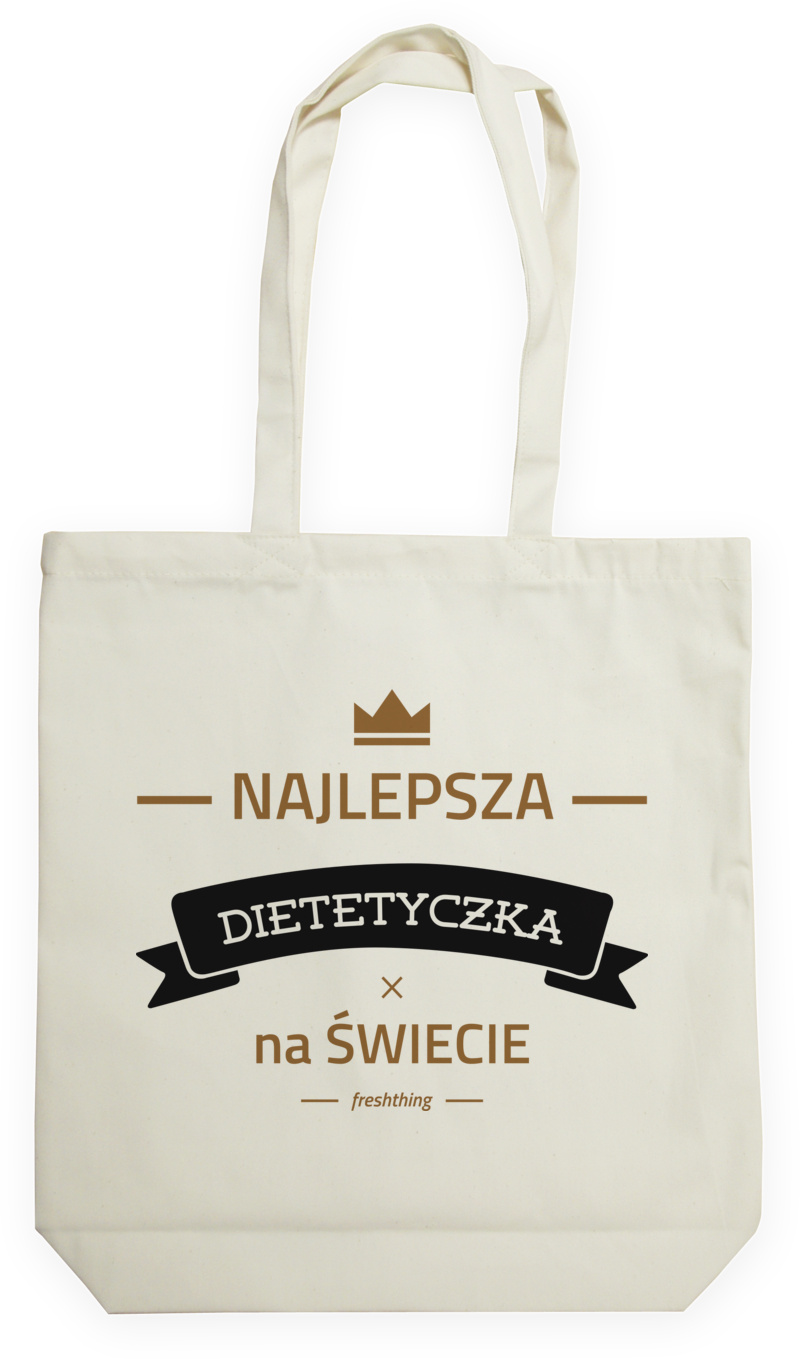 Najlepsza dietetyczka na świecie - Torba Na Zakupy Natural