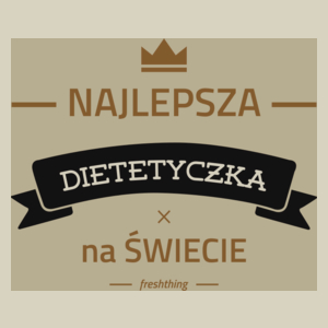 Najlepsza dietetyczka na świecie - Torba Na Zakupy Natural