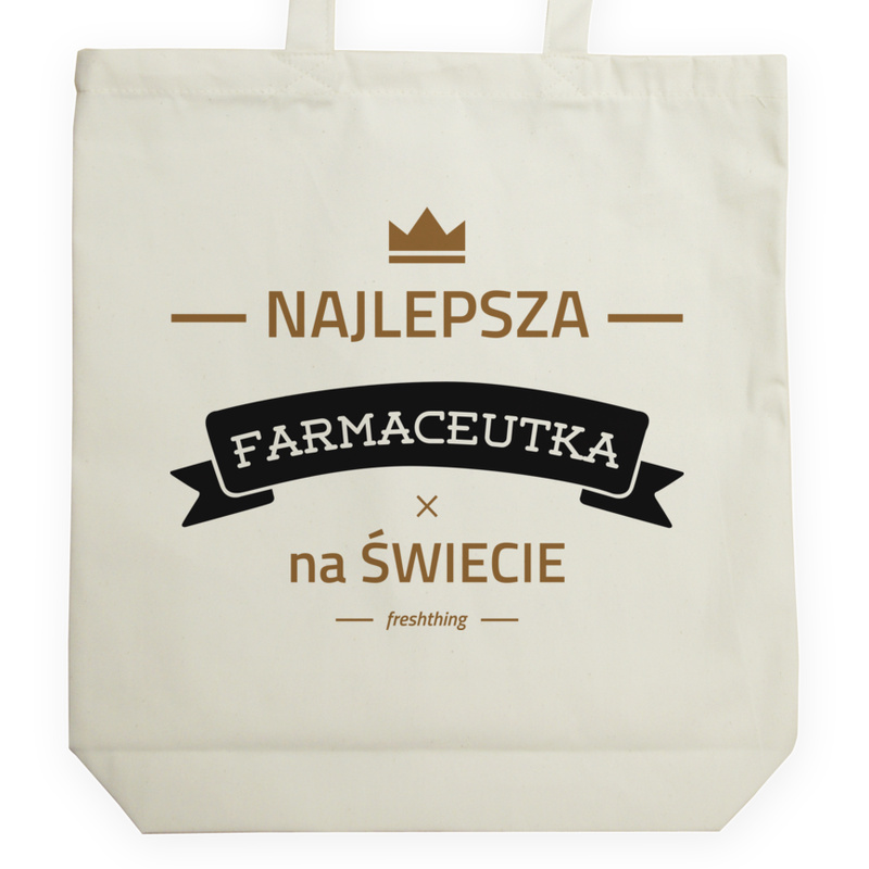 Najlepsza farmaceutka na świecie - Torba Na Zakupy Natural