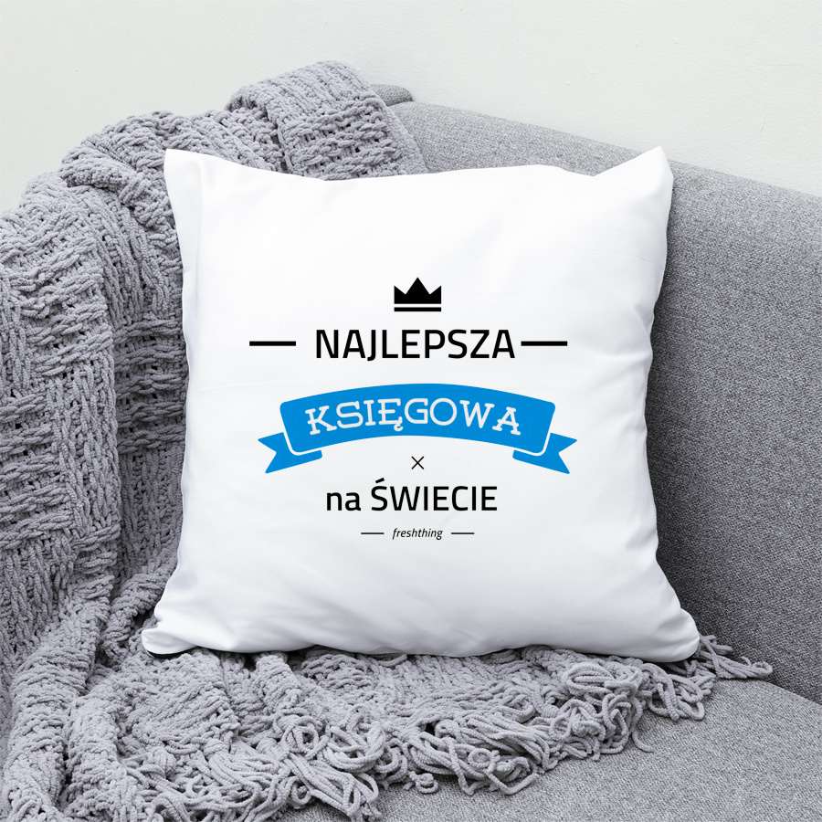 Najlepsza księgowa na świecie - Poduszka Biała