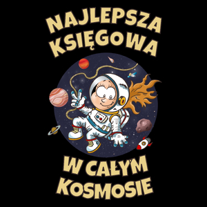 Najlepsza księgowa w całym kosmosie - Torba Na Zakupy Czarna