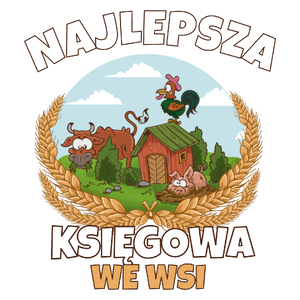 Najlepsza księgowa we wsi - Kubek Biały