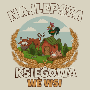 Najlepsza księgowa we wsi - Torba Na Zakupy Natural