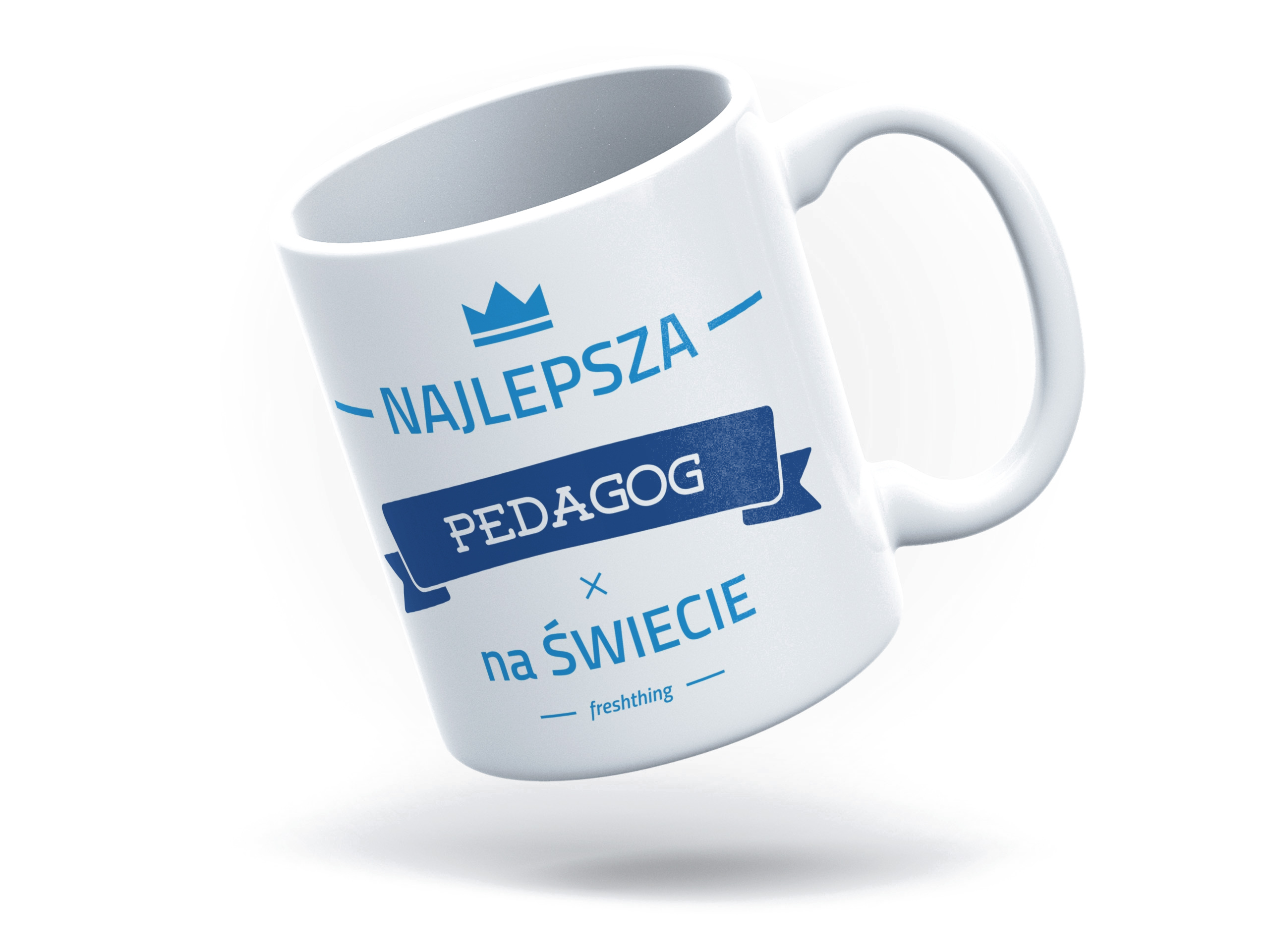 Najlepsza pedagog na świecie - Kubek Biały