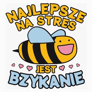 Najlepsze Na Stres Jest Bzykanie - Poduszka Biała