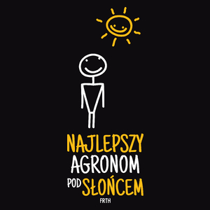 Najlepszy Agronom Pod Słońcem - Męska Koszulka Czarna