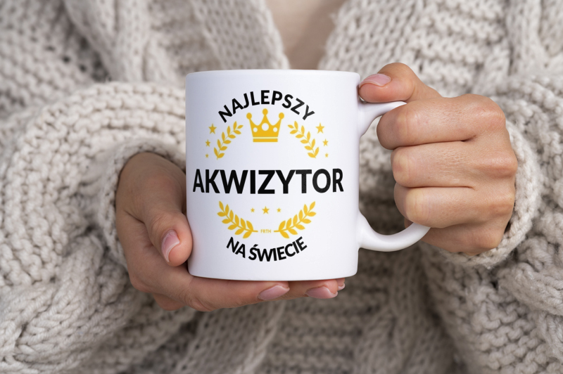 Najlepszy Akwizytor Na Świecie - Kubek Biały