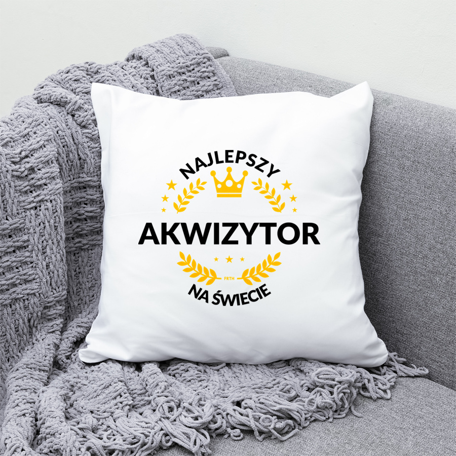 Najlepszy Akwizytor Na Świecie - Poduszka Biała