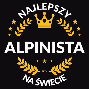 Najlepszy Alpinista Na Świecie - Męska Koszulka Czarna