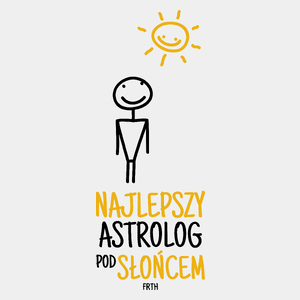 Najlepszy Astrolog Pod Słońcem - Męska Koszulka Biała