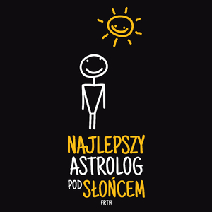 Najlepszy Astrolog Pod Słońcem - Męska Koszulka Czarna