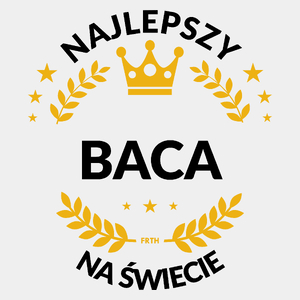 Najlepszy Baca Na Świecie - Męska Koszulka Biała