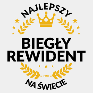 Najlepszy Biegły Rewident Na Świecie - Męska Koszulka Biała