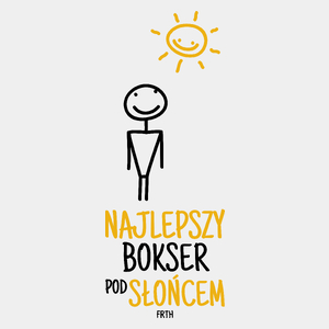 Najlepszy Bokser Pod Słońcem - Męska Koszulka Biała