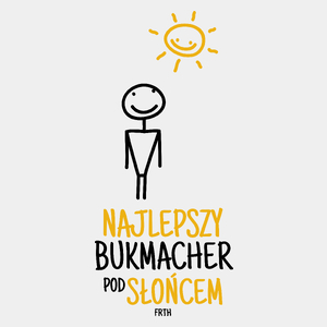 Najlepszy Bukmacher Pod Słońcem - Męska Koszulka Biała