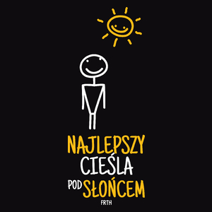 Najlepszy Cieśla Pod Słońcem - Męska Koszulka Czarna