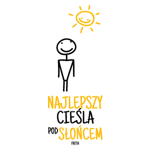 Najlepszy Cieśla Pod Słońcem - Kubek Biały