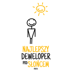 Najlepszy Deweloper Pod Słońcem - Kubek Biały