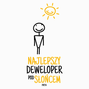 Najlepszy Deweloper Pod Słońcem - Poduszka Biała