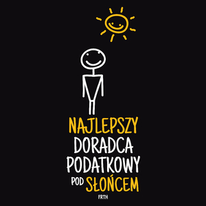 Najlepszy Doradca Podatkowy Pod Słońcem - Męska Koszulka Czarna