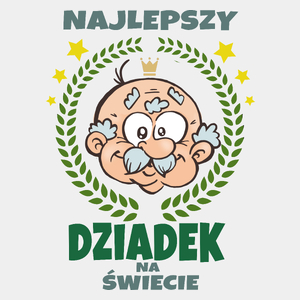 Najlepszy Dziadek Na Świecie - Męska Koszulka Biała