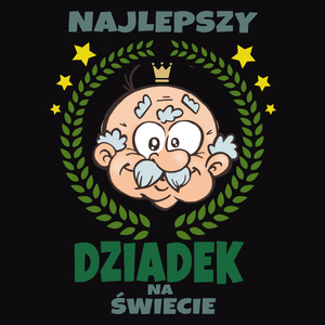 Najlepszy Dziadek Na Świecie - Męska Koszulka Czarna