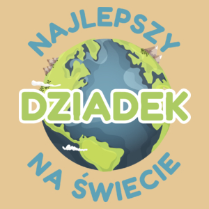 Najlepszy Dziadek Na Świecie - Męska Koszulka Piaskowa