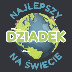 Najlepszy Dziadek Na Świecie - Męska Koszulka Szara