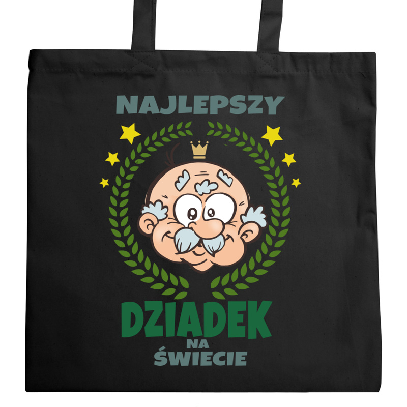 Najlepszy Dziadek Na Świecie - Torba Na Zakupy Czarna