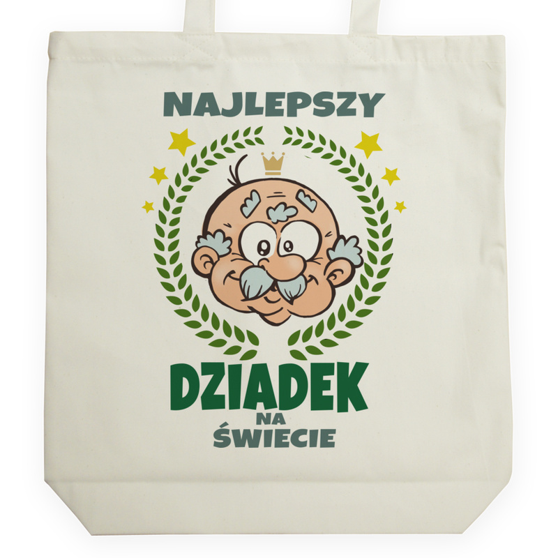 Najlepszy Dziadek Na Świecie - Torba Na Zakupy Natural