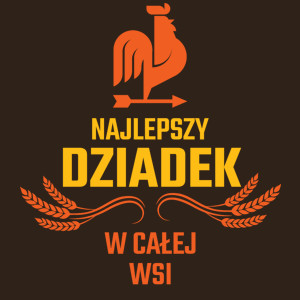 Najlepszy Dziadek W Całej Wsi - Męska Koszulka Czekoladowa