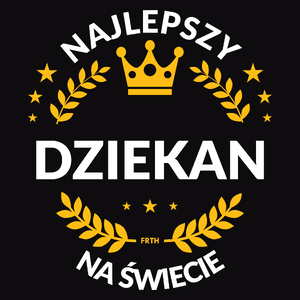 Najlepszy Dziekan Na Świecie - Męska Koszulka Czarna